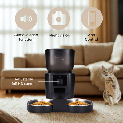 Feeder with Full HD camera - Double bowl