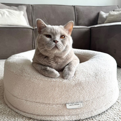 Cat Bed & Cover Bundle - Milky/Milky
